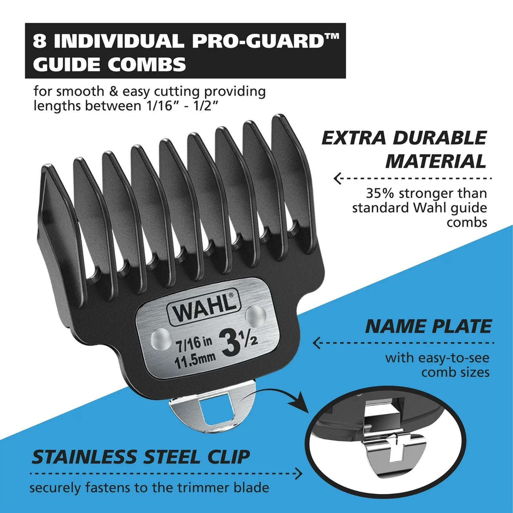 Wahl Lithium-Ion Stainless Steel All In One Waterproof Grooming Trimmer Cordless