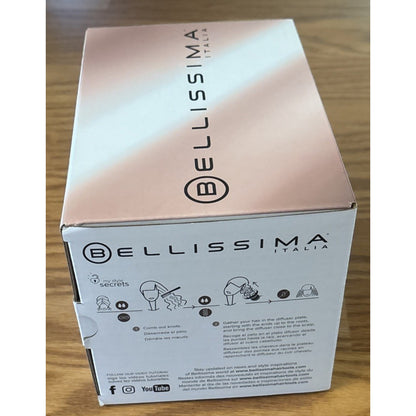 Bellissima Italia Diffon Hair Blow Dryer Diffuser for Curly Hair Rose Gold G5604