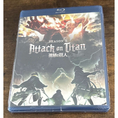 Attack on Titan Season 2 Blu-ray + DVD Combo Pack New & Sealed 4 Disc Set