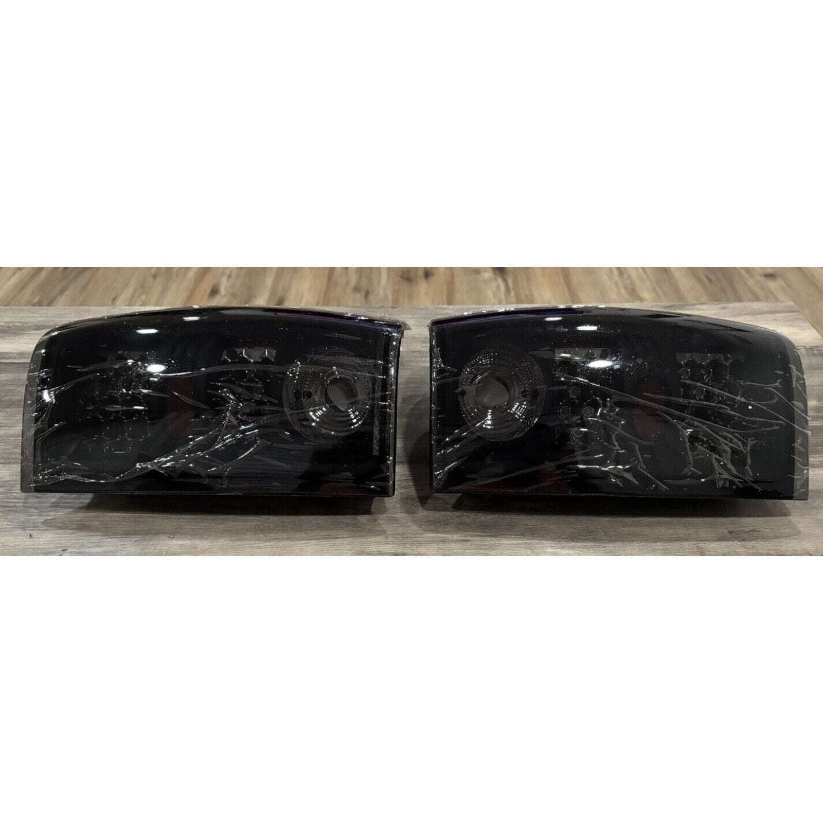 Winjet LED Tail Lights - Black / Smoke for 2001-2005 Ford Ranger - CTWJ-0146-BS