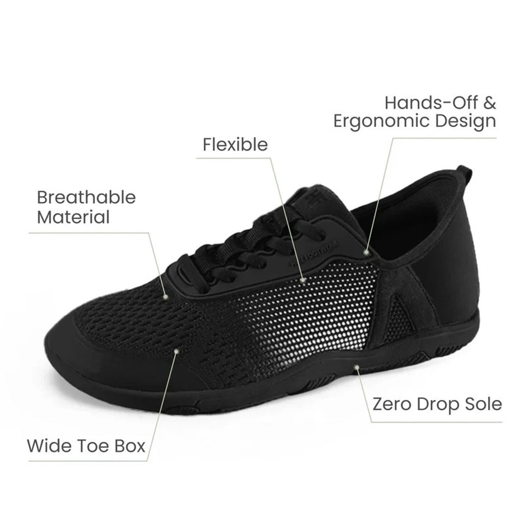 HIKE HF STRIDE Barefoot Shoes Black 8-8.5 US W