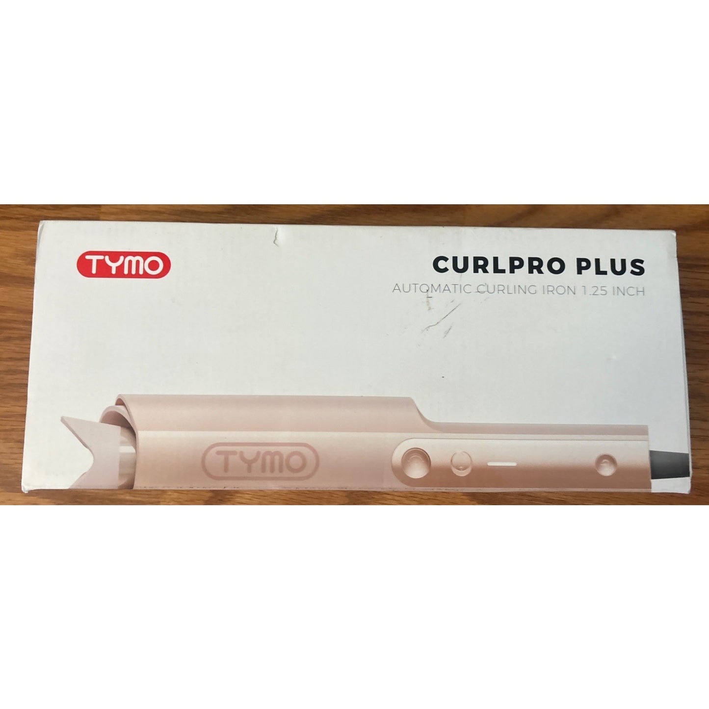 TYMO CURLPRO PLUS 1.25" Automatic Rotating Curling Iron Wand Beach Waves - Pink