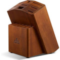 ENOKING Acacia Wood 15-Slot Universal Knife Block Knife Holder