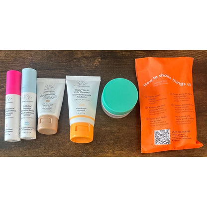 Drunk Elephant The Littles Travel 6Pc Skincare Kit +Bag NEW Exp. 07/01/2027