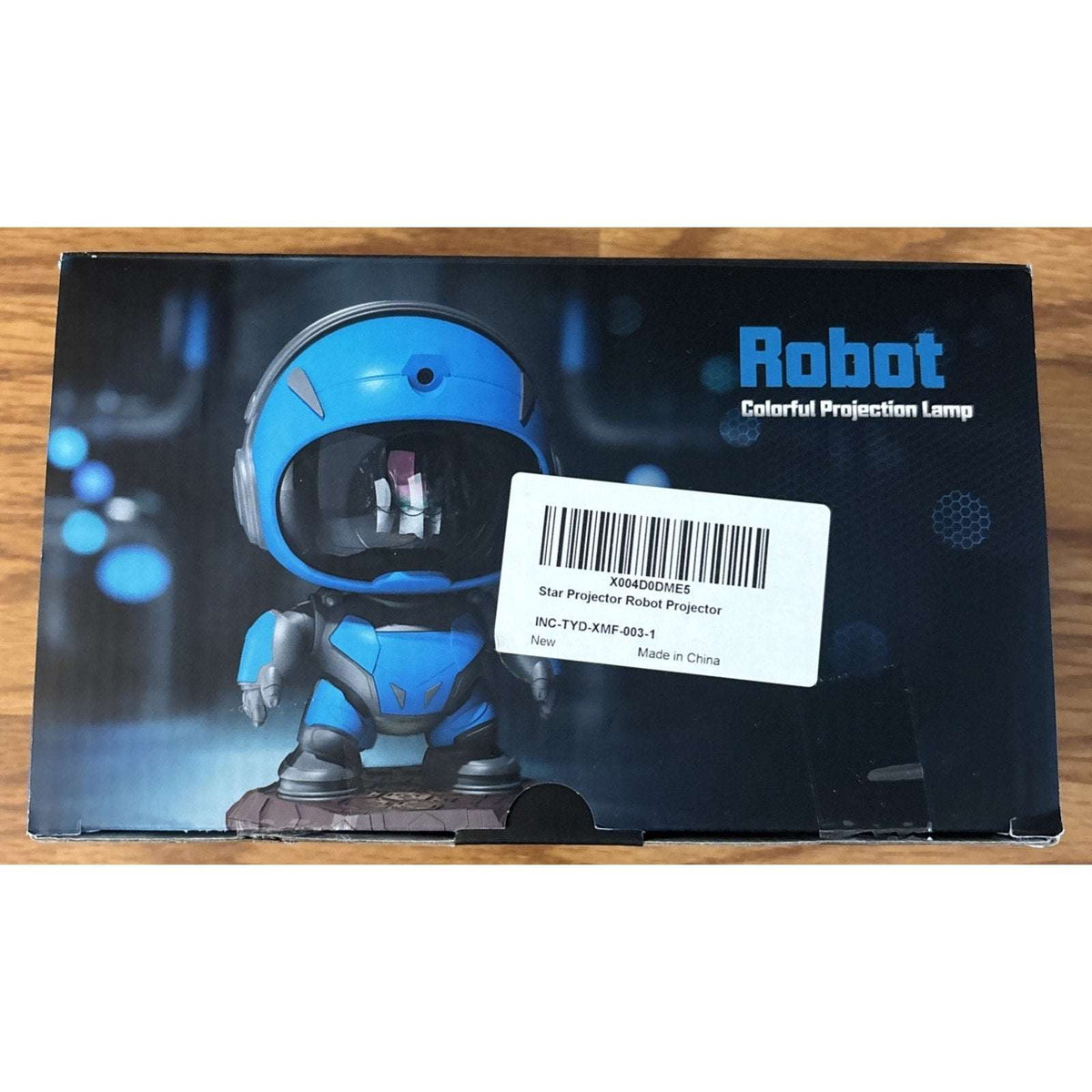 BLUE Robot Astronaut Galaxy Star Projector Lamp & Bluetooth Speaker w/ Remote