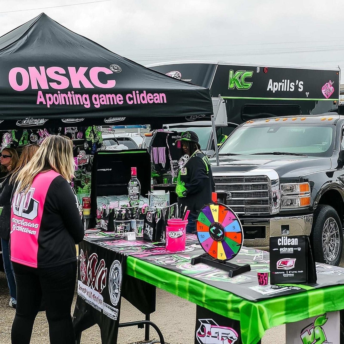 Winspin Customizable 14 Slot Spinning Prize Wheel Colorful Chore/Activity Wheel