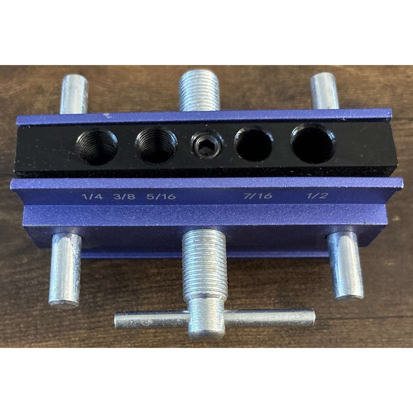 Upgraded 6.7 Inch Self Centering Dowel Jig, Guide Block for Straight Holes