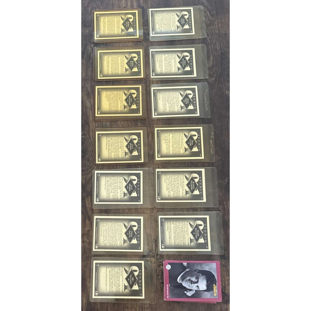 1991 LEAF STUDIO BASEBALL PARTIAL SET 90 Cards Mo Vaughn Ozzie Smith Will Clark+