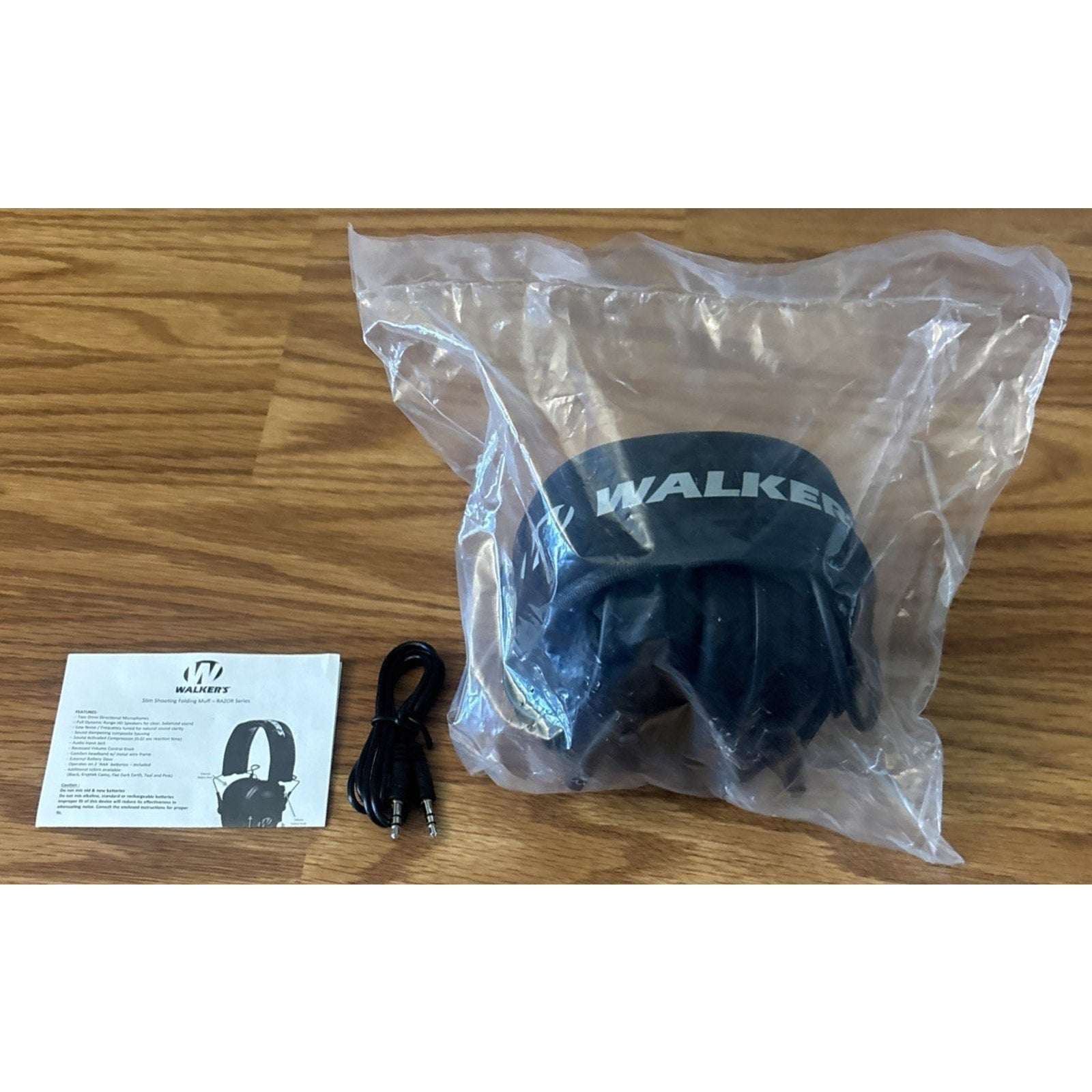 Walker's Razor Patriot Series Slim Shooting Electronic Folding Ear Muffs 23 dB