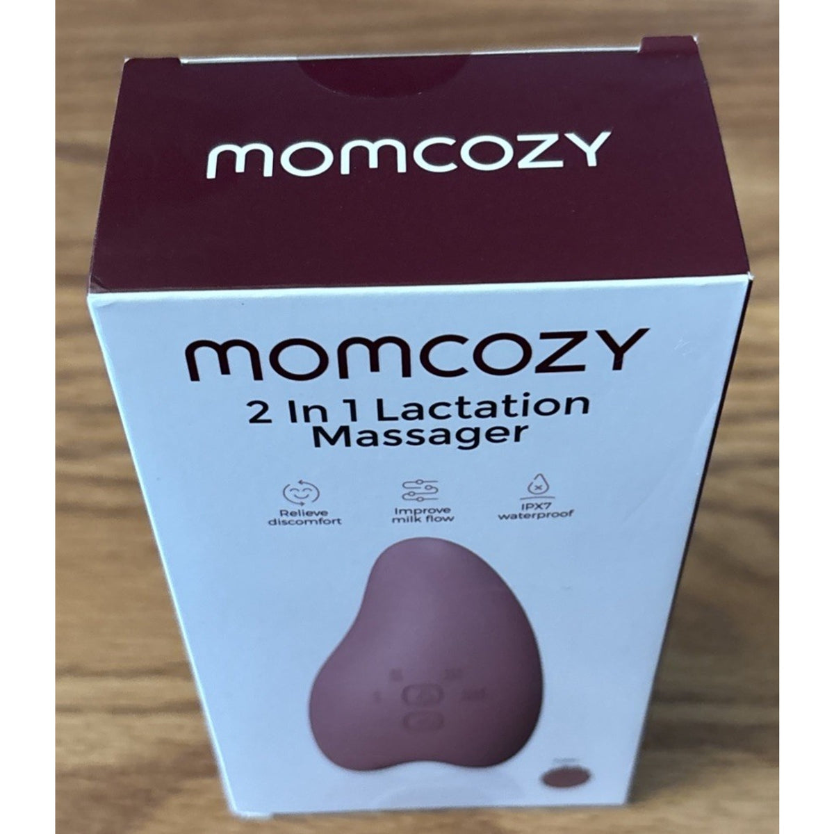 Momcozy Warming Lactation Massager 2-in-1 Heat + Vibration Multi Modes/Levels