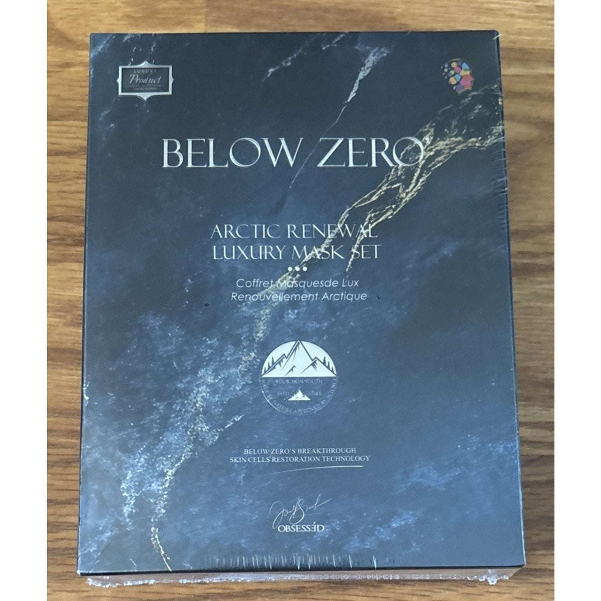 Below Zero Swiss Artic Renewal 6 Mask Set Hyaluronic, Vitamin C & Collagen $900