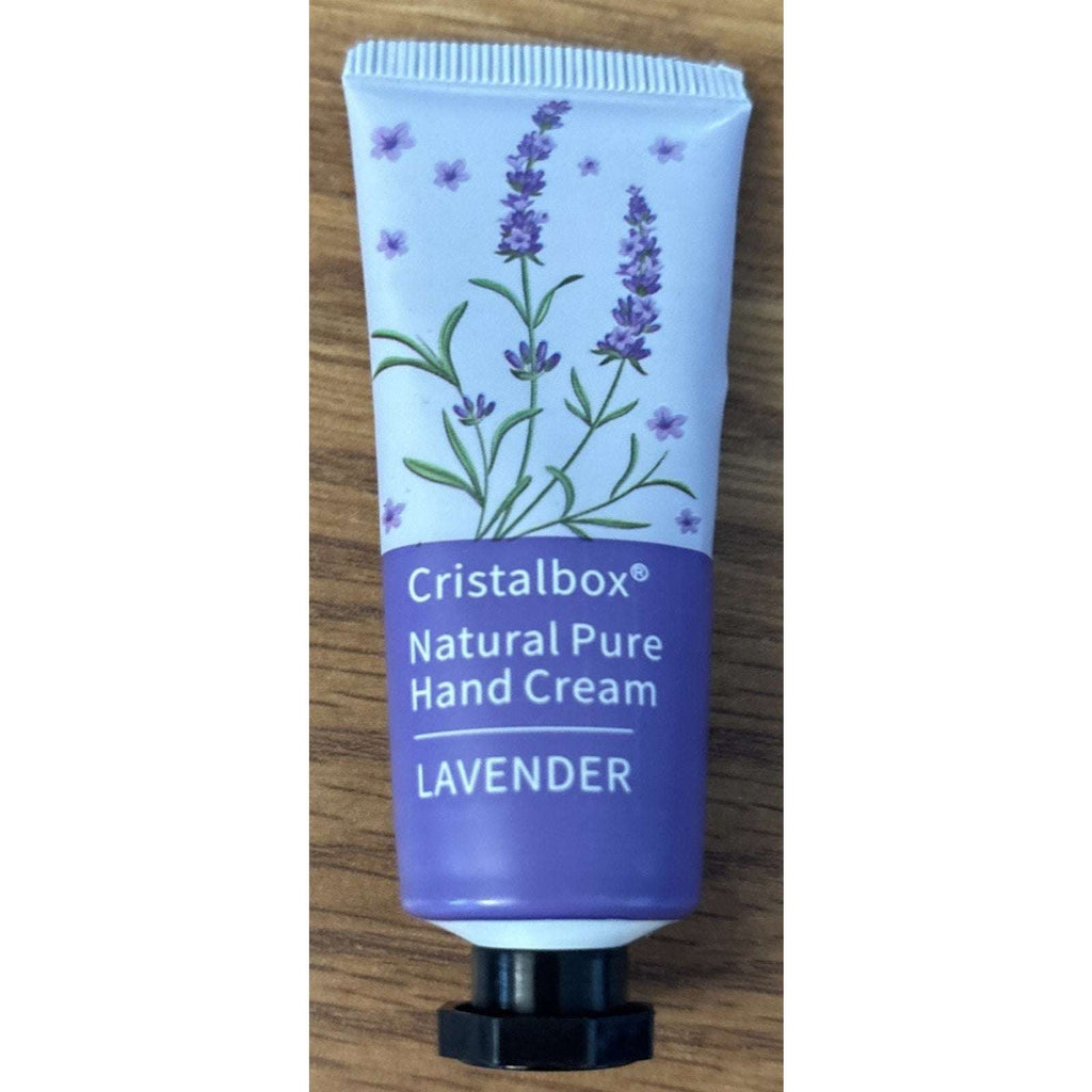 2PC Hand Cream Set Cristalbox Natural Pure Lavender & VISCOO Peach - Travel Size