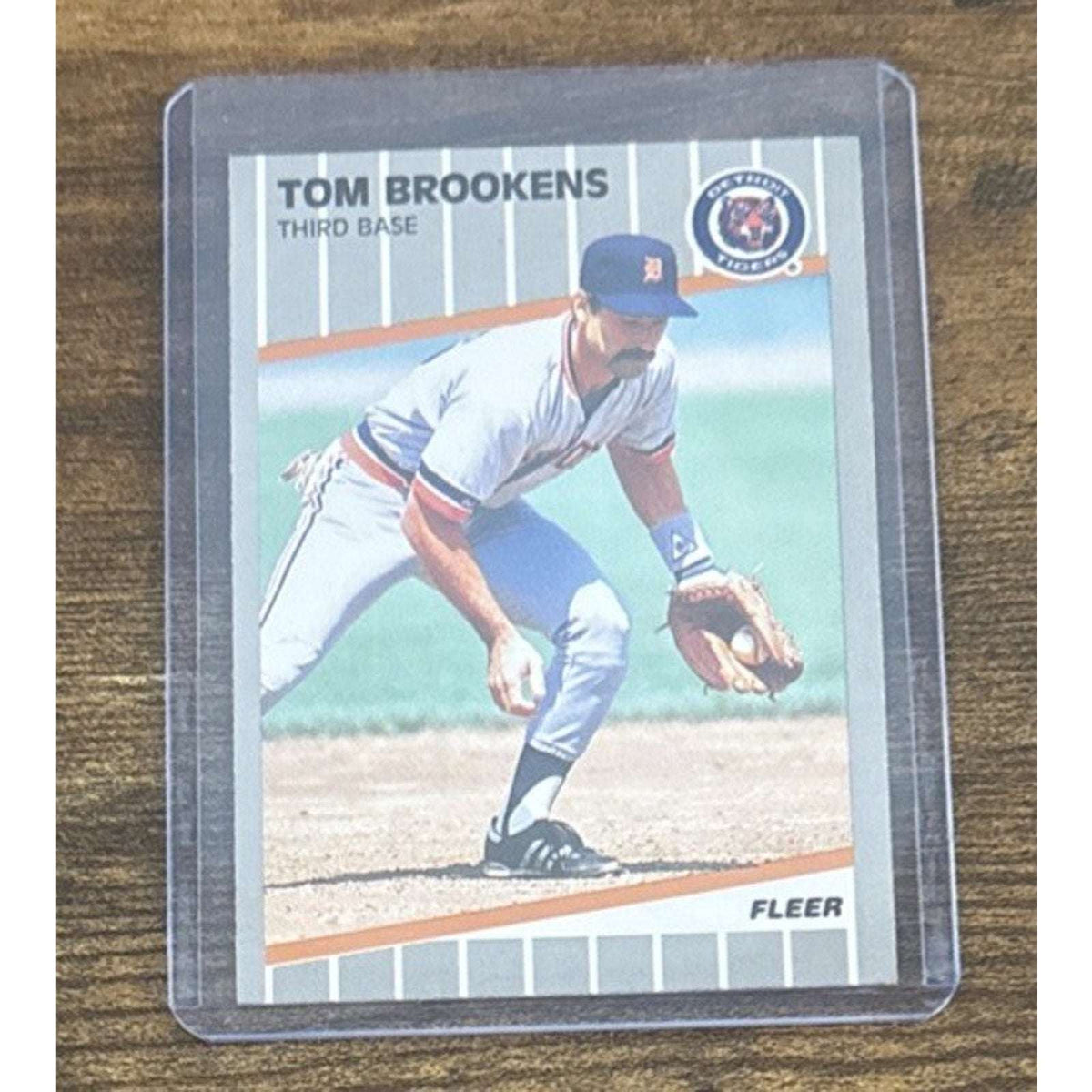 1989 FLEER #130 MIKE HEATH TOM BROOKENS Error Cards - TIGERS - Pack to Sleeve