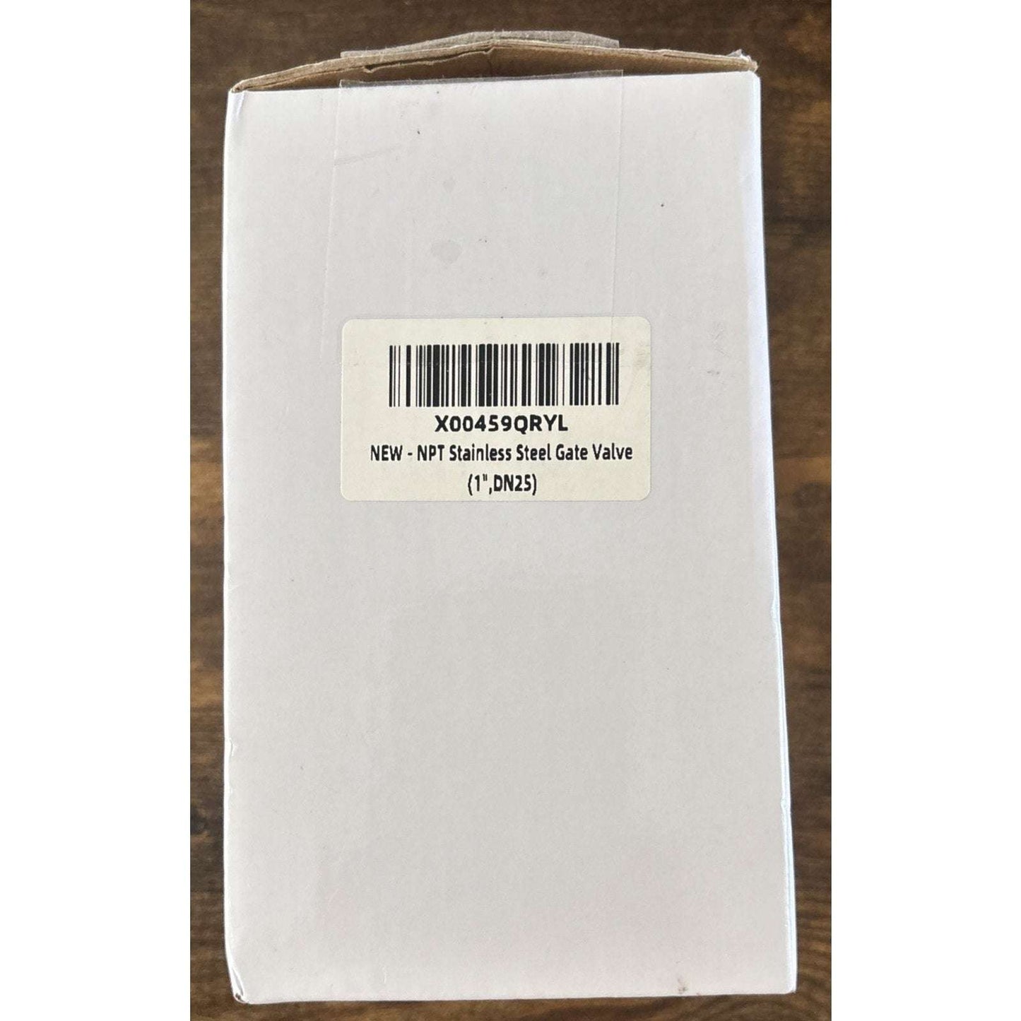 1" NPT Stainless Steel Gate Shut Off Valve Water Oil Gas Plumbing & HVAC Systems