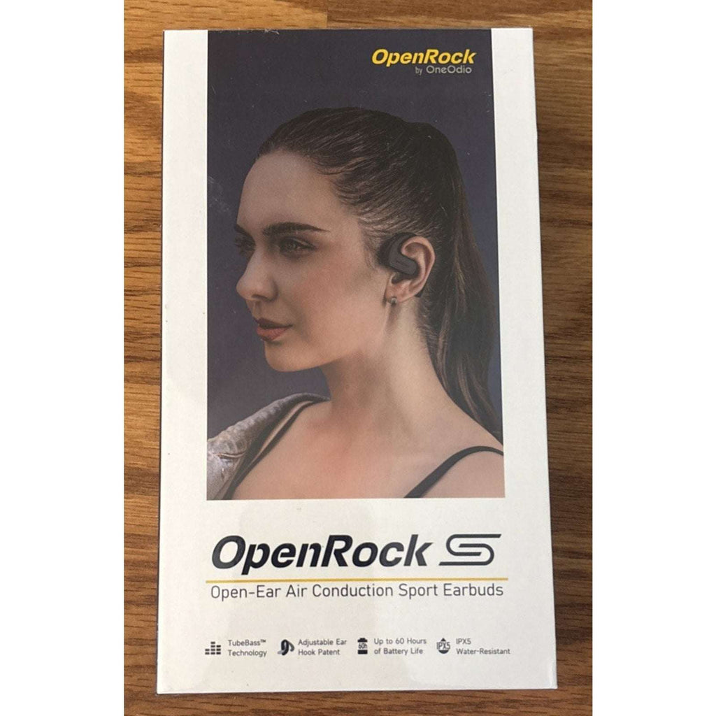 OpenRock S Open-Ear Air Conduction Earbuds Bluetooth 5.3 Wireless Over-Ear Cream