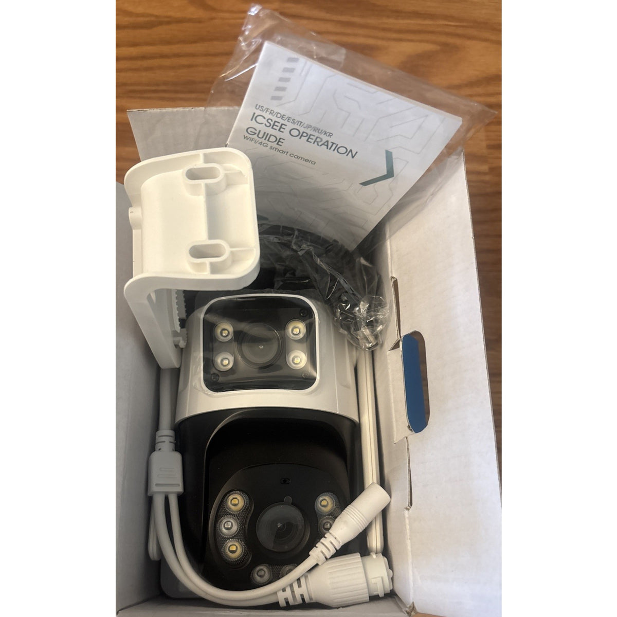 2CPU 6MP WiFi Camera Outdoor Dual Lens/Screen Auto Tracking, Night Vision, 2-Way