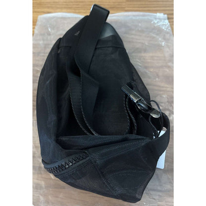 Alo Yoga Black Sheer Mesh Fanny Pack Belt Bag Crossbody