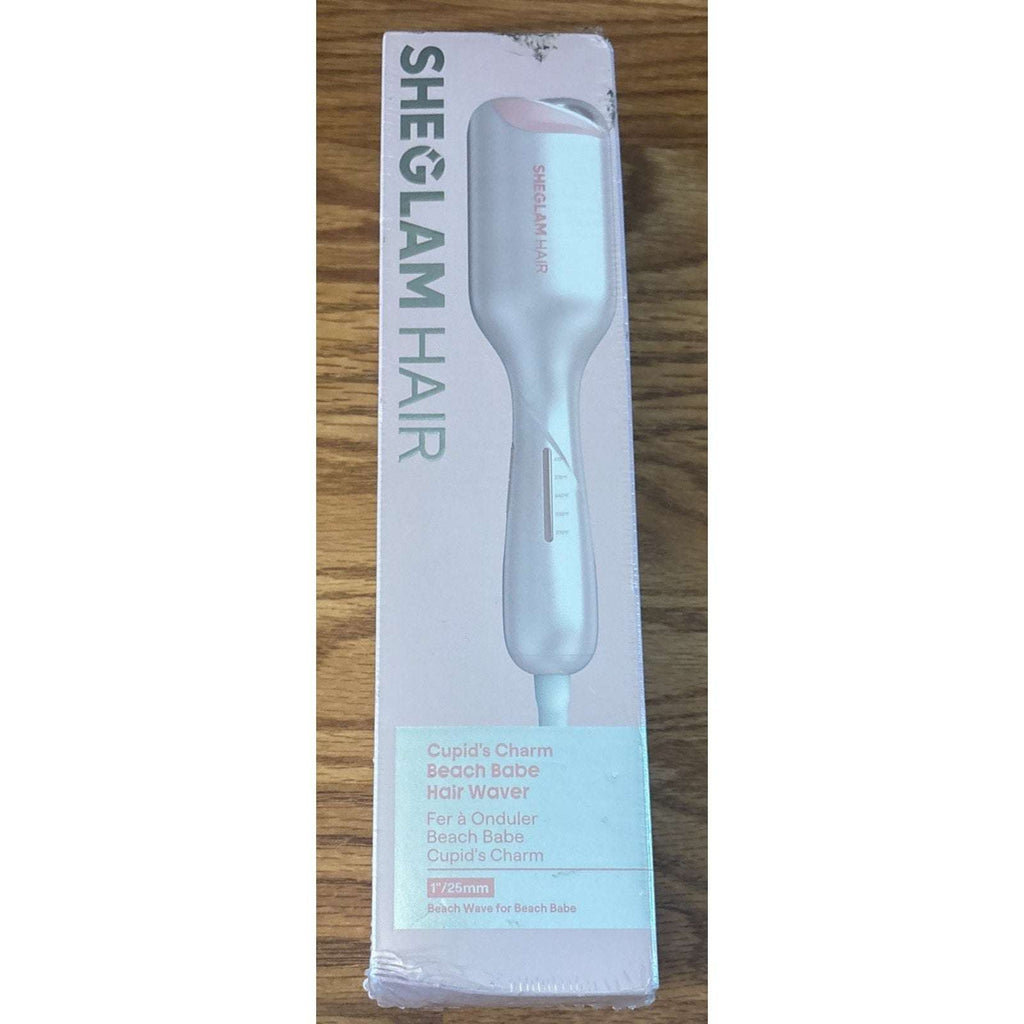 SHEGLAM HAIR Cupid's Charm Beach Babe Hair Waver 1" Smart Timer, Deep U Design
