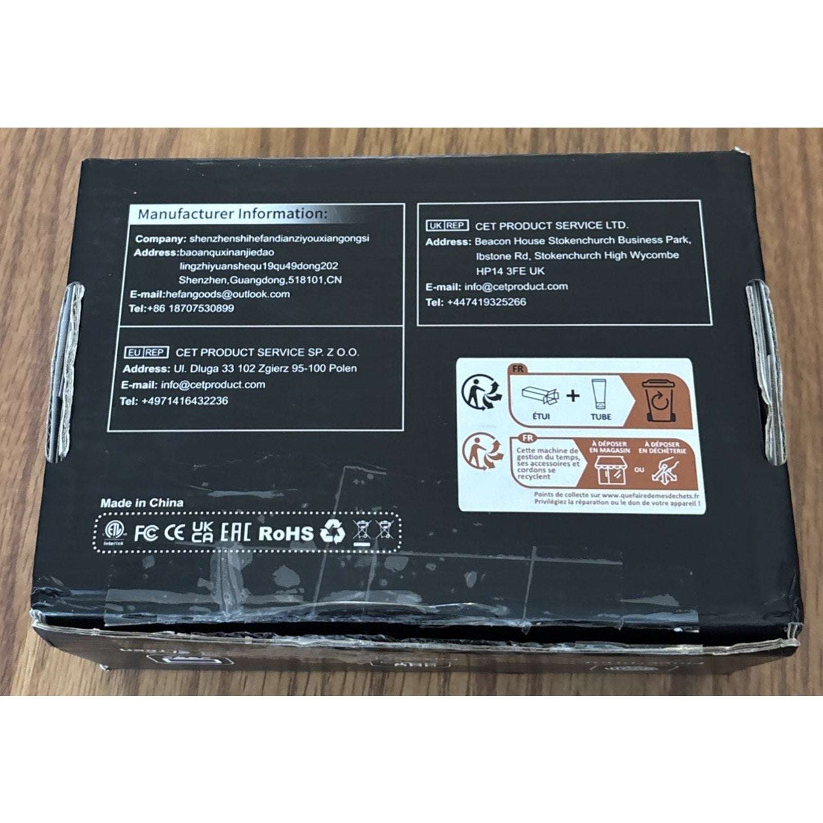 KUIIYER 2in1 Biometric Time Clock Employees Small Business Fingerprint Password