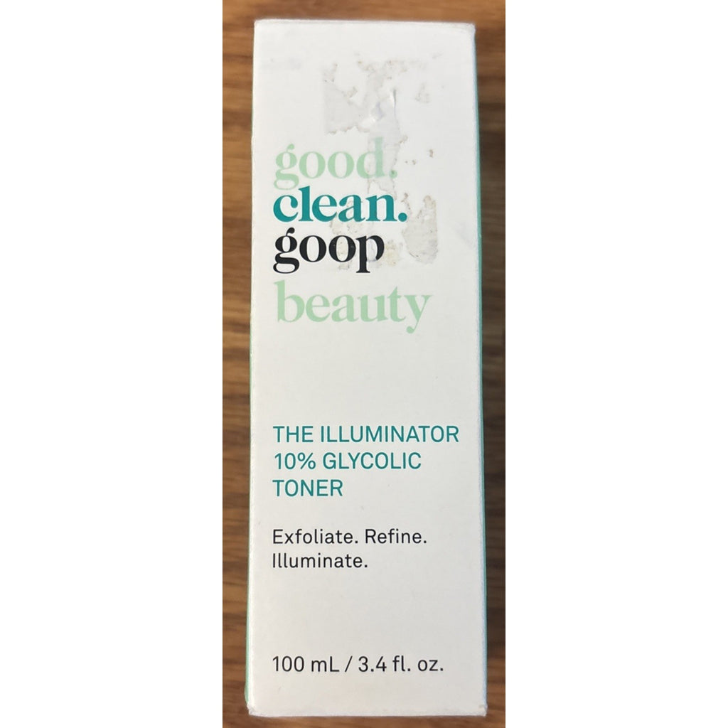 Good Clean Goop Beauty The Illuminator 10% Glycolic Toner Exfoliate 3.4 oz