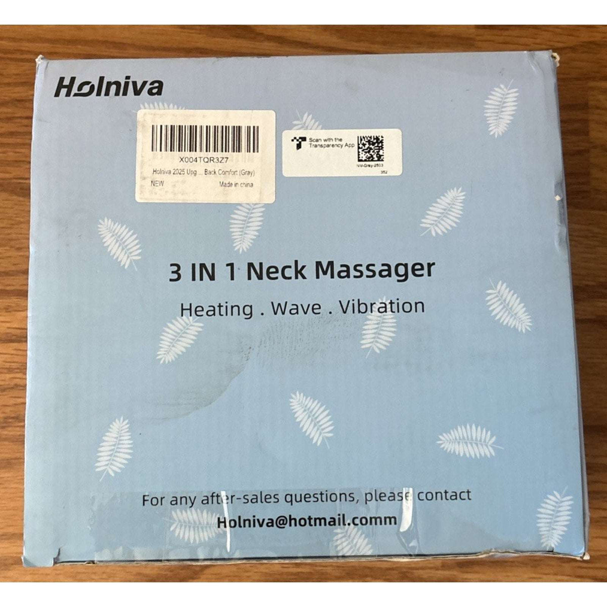 Upgraded Neck Shoulder Massager Device with Heat, Pulse & Vibration Rechargeable