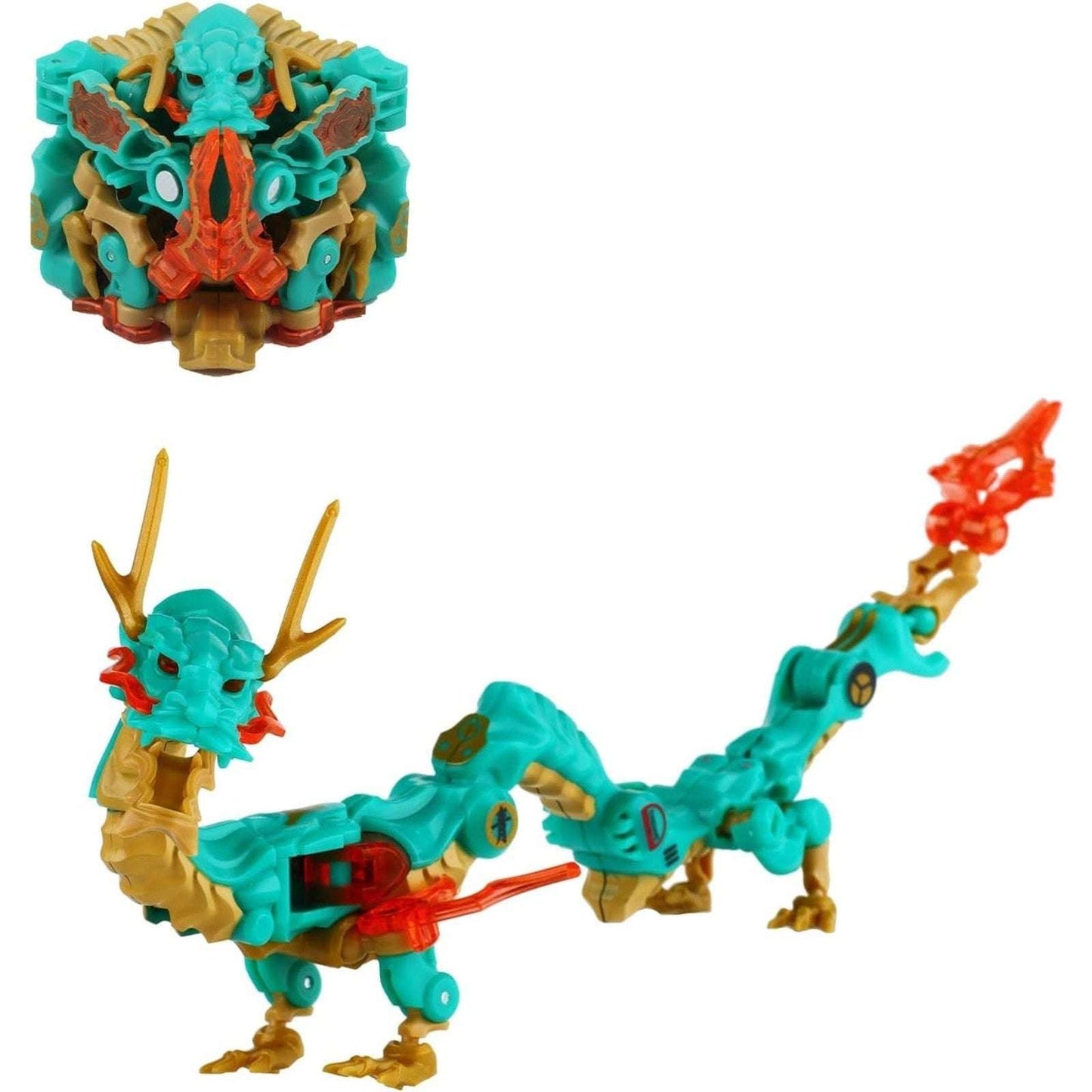 52toys Beastbox MB-14 Chinese Dragon Green Gold Ver. Action Figure MegaBox