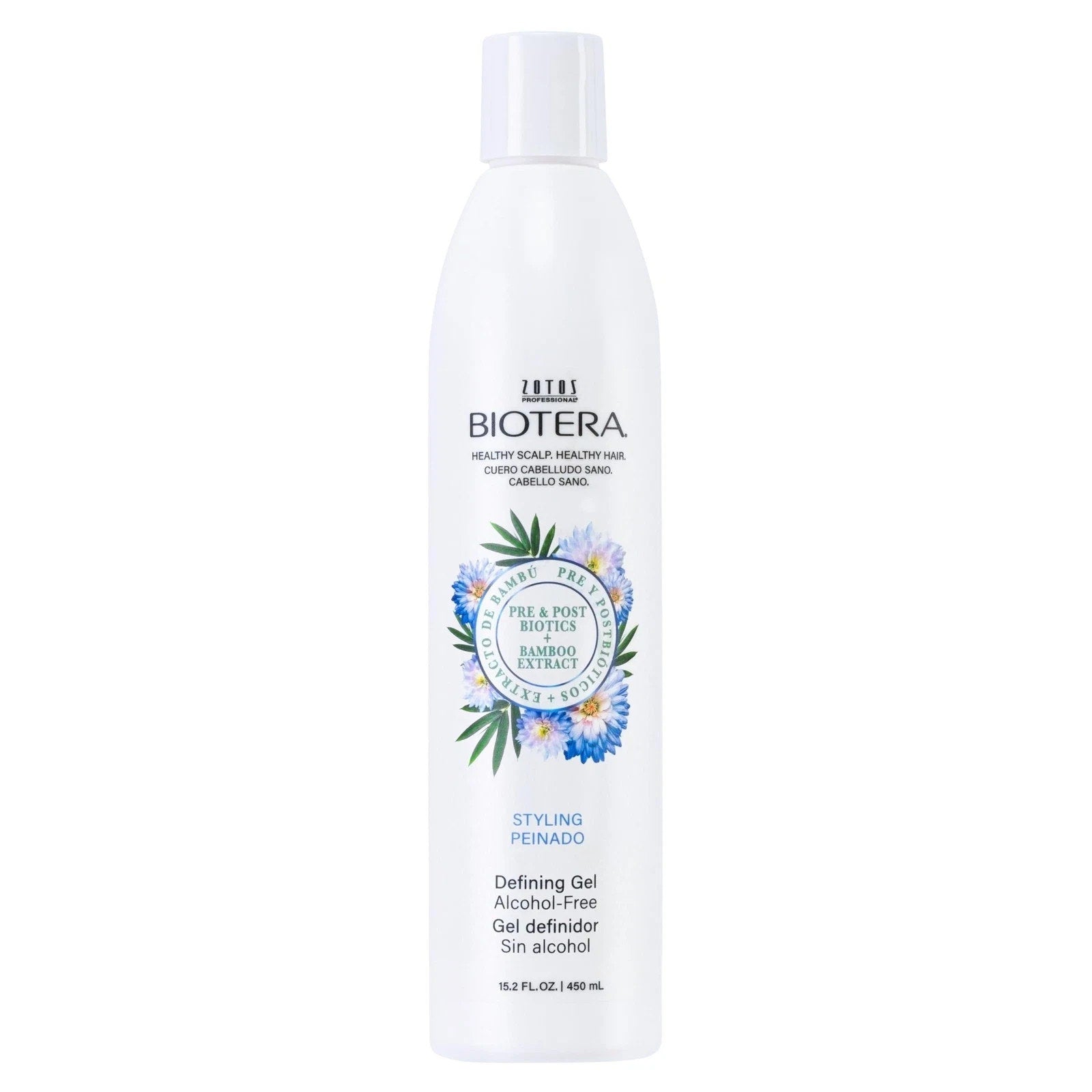 BIOTERA Styling Defining Gel Medium Hold +Bamboo Extract Alcohol-Free 15.2 fl oz