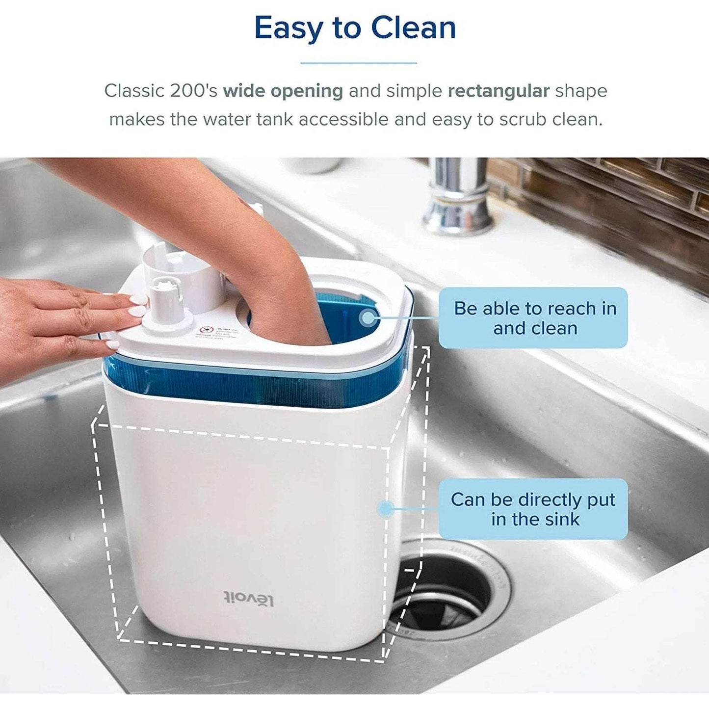 Levoit 4L Ultrasonic Cool Mist Humidifier & Aromatherapy Diffuser Auto-Off Quiet