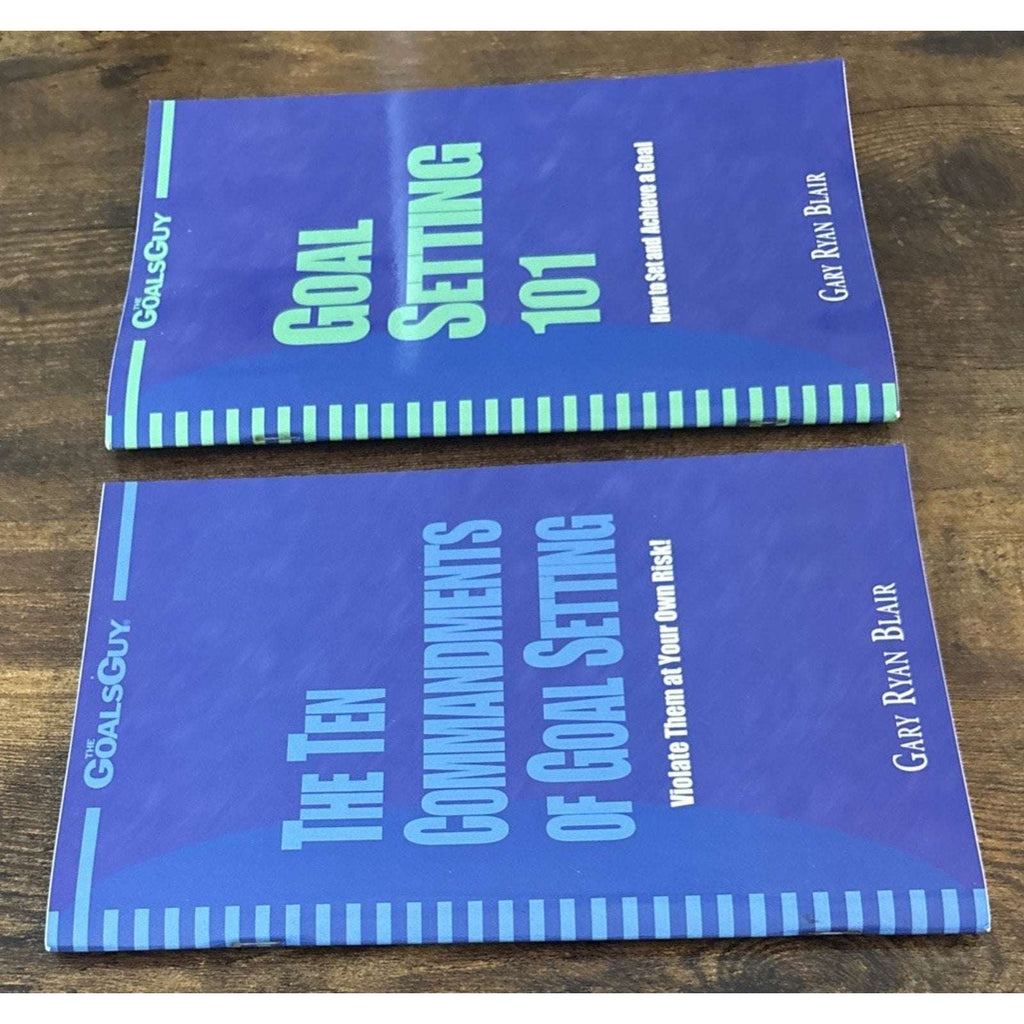 2 Books Goal Setting 101 & The Ten Commandments of Goal Setting Gary Ryan Blair