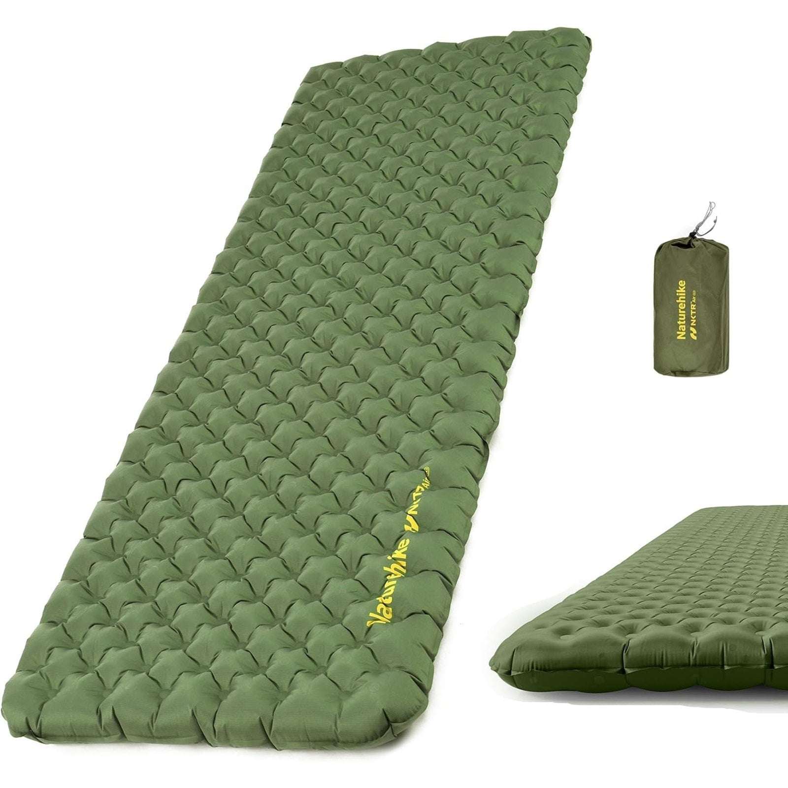 Naturehike 4.6R Ultralight Insulated Inflatable Sleeping Pad Mat w/ Air Pump Bag