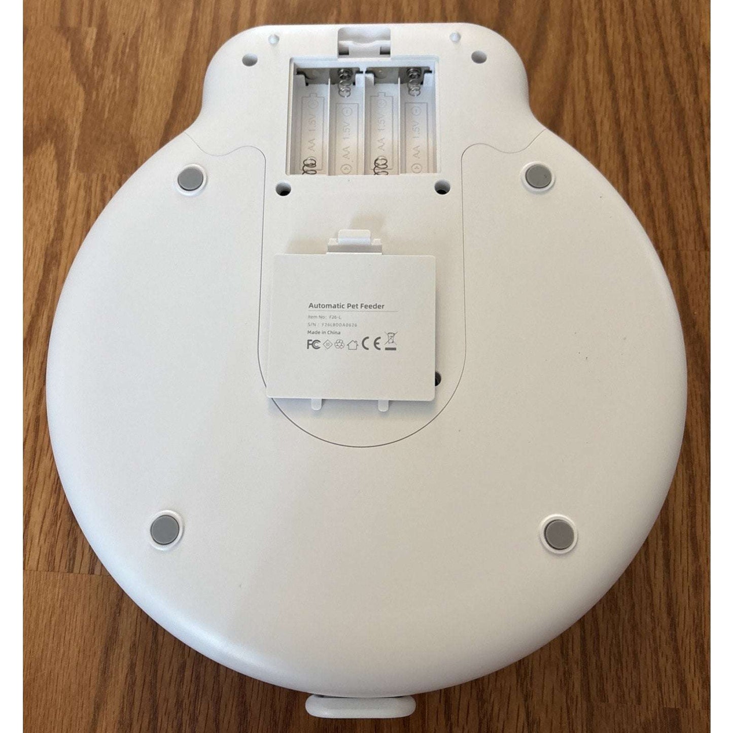 Automatic Cat 4 Tray Feeder Wet/Dry Food Portable Cordless Dog Food Dispenser