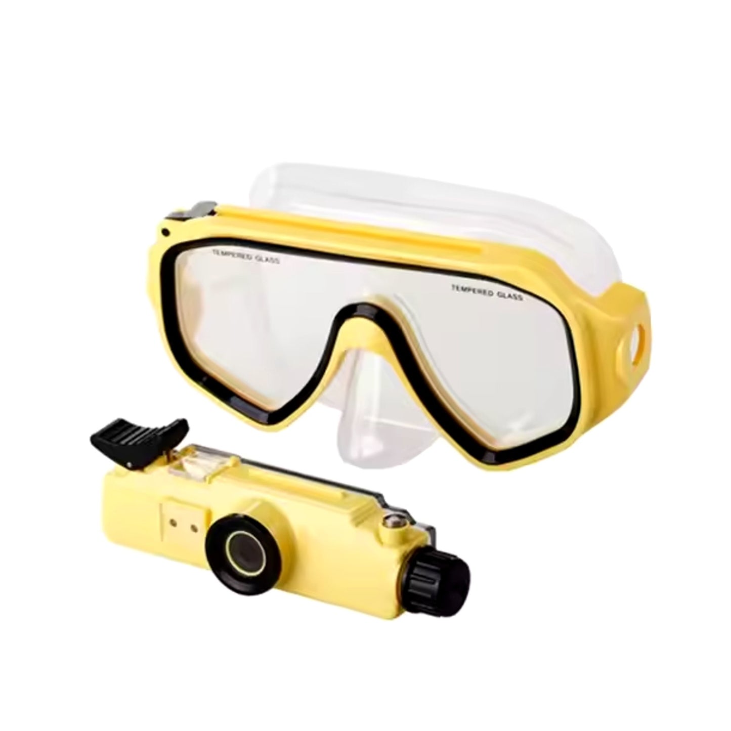 Underwater 5.0MP Digital Camera Diving Snorkeling Mask, DVR W/ HD 1080P/2K Video