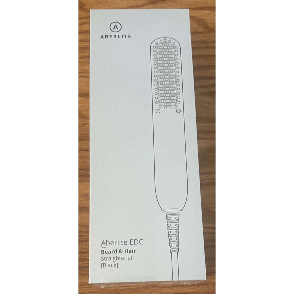 Aberlite EDC Men's Professional Heated Beard Straightening Brush Grooming Kit