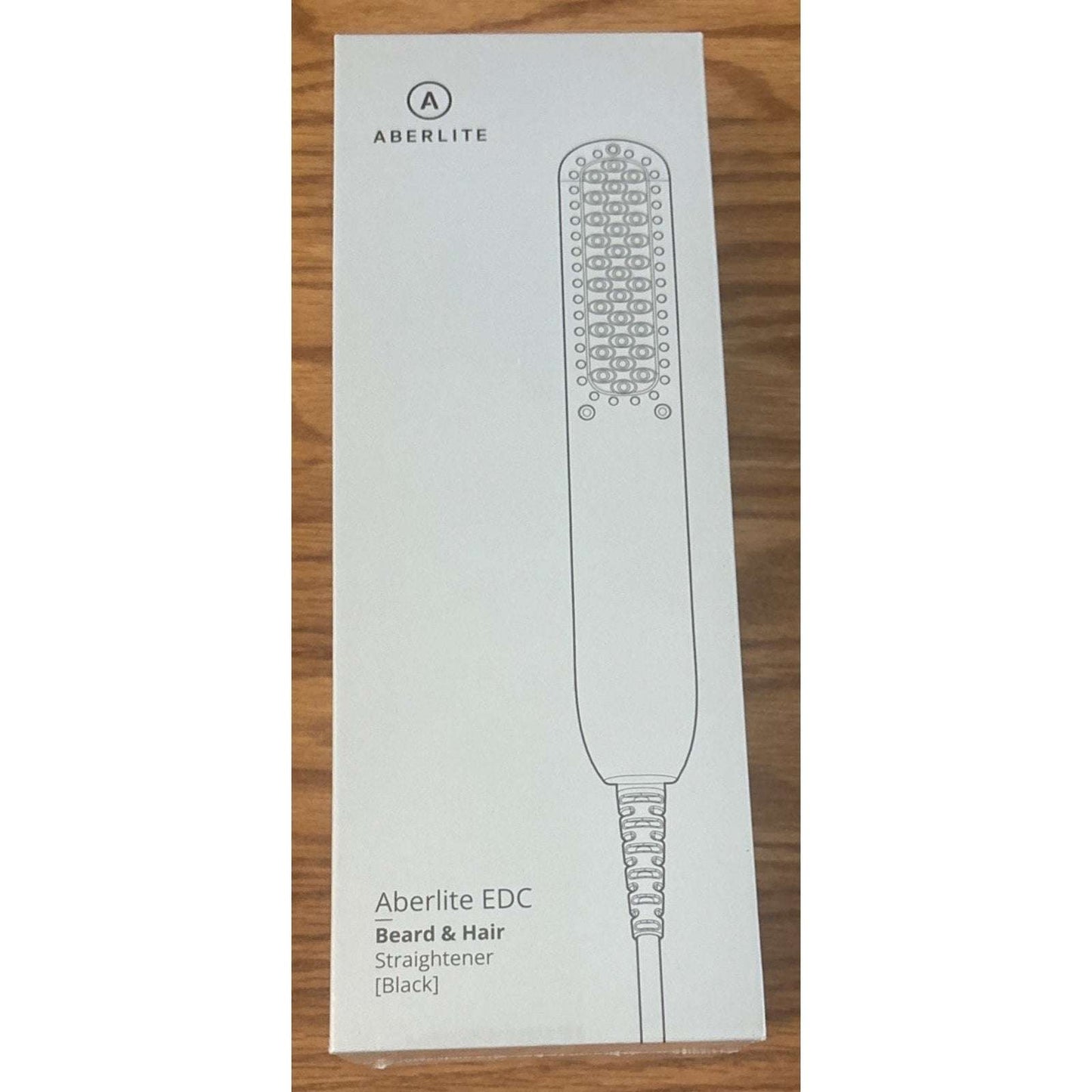 Aberlite EDC Men's Professional Heated Beard Straightening Brush Grooming Kit