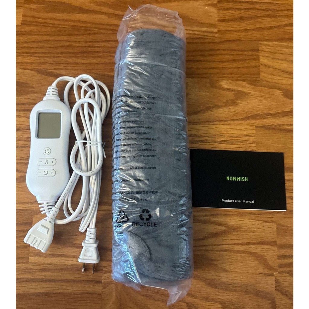 NOWWISH Heating Pad for Back Pain Relief & Cramps, XL 33x17" Moist & Dry Heat