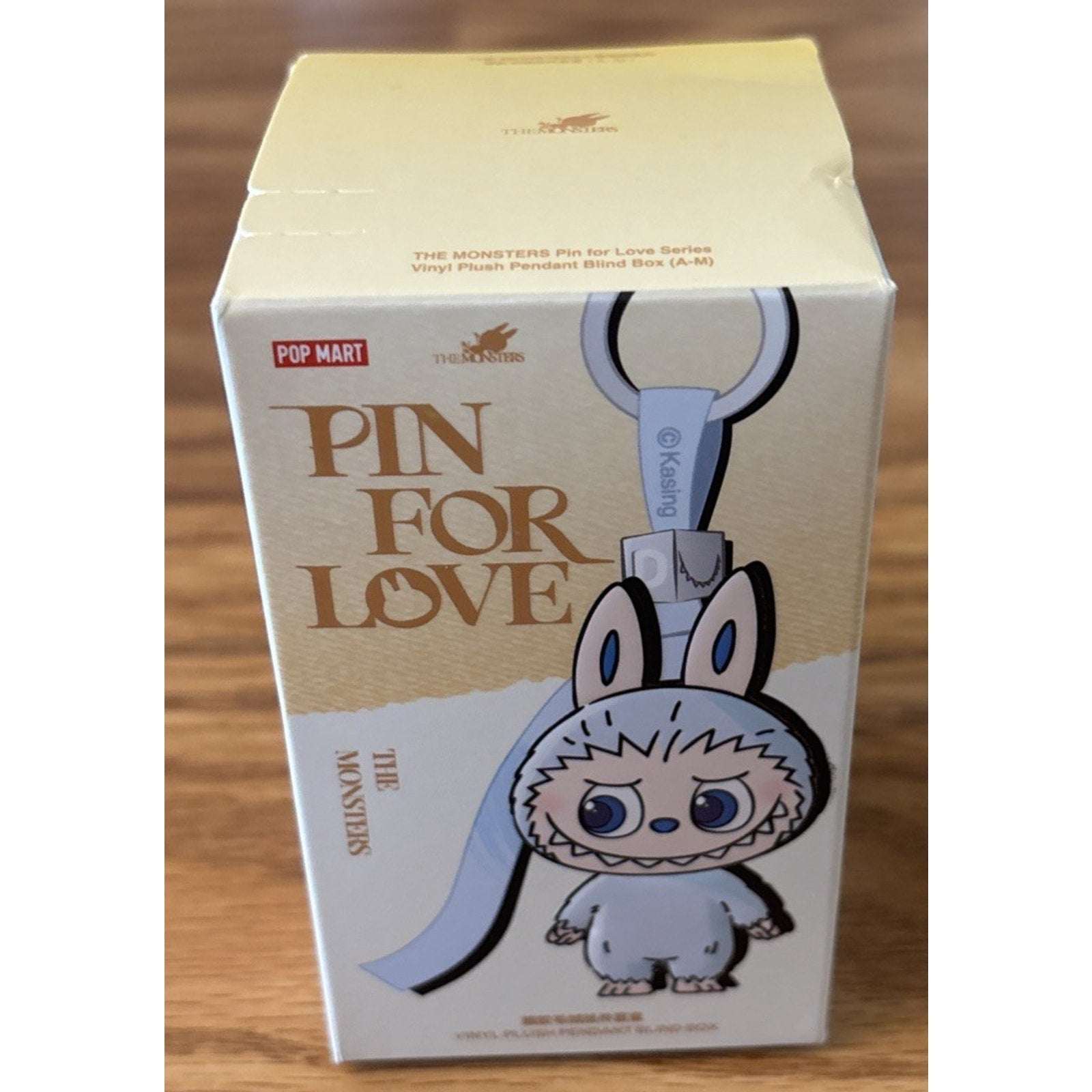 AUTHENTIC POP MART Mini Labubu The Monsters LETTER A Pin For Love PENDANT