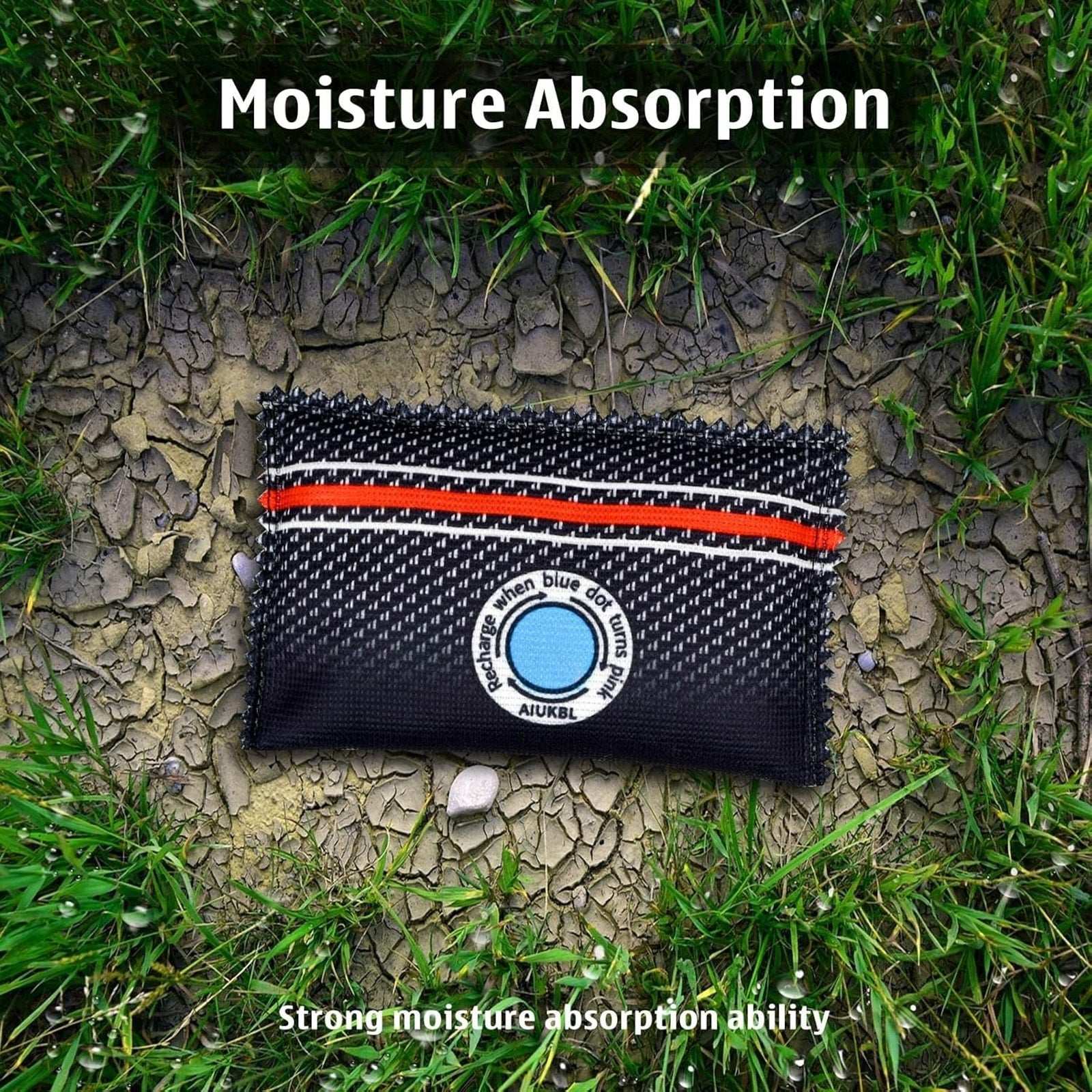 120g Rechargeable Desiccant Moisture Absorbing Bag for Home Closets Safe Car