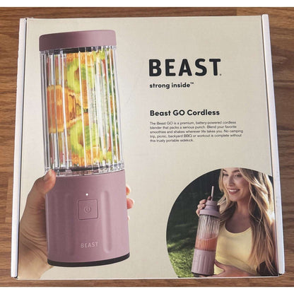 Beast GO Cordless, Premium Portable Blender for Shakes & Smoothies 22oz (Lilac)