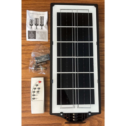 Outdoor Solar LED Street Flood Light Dusk To Dawn Remote Controlled & Waterproof
