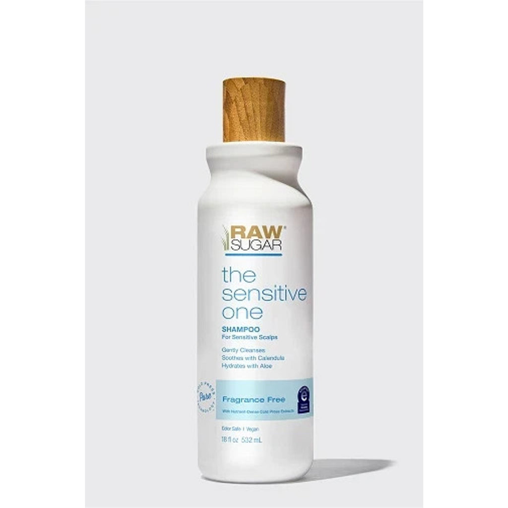 Raw Sugar Shampoo The Sensitive One Fragrance Free - 18 fl oz Cold Press PURE