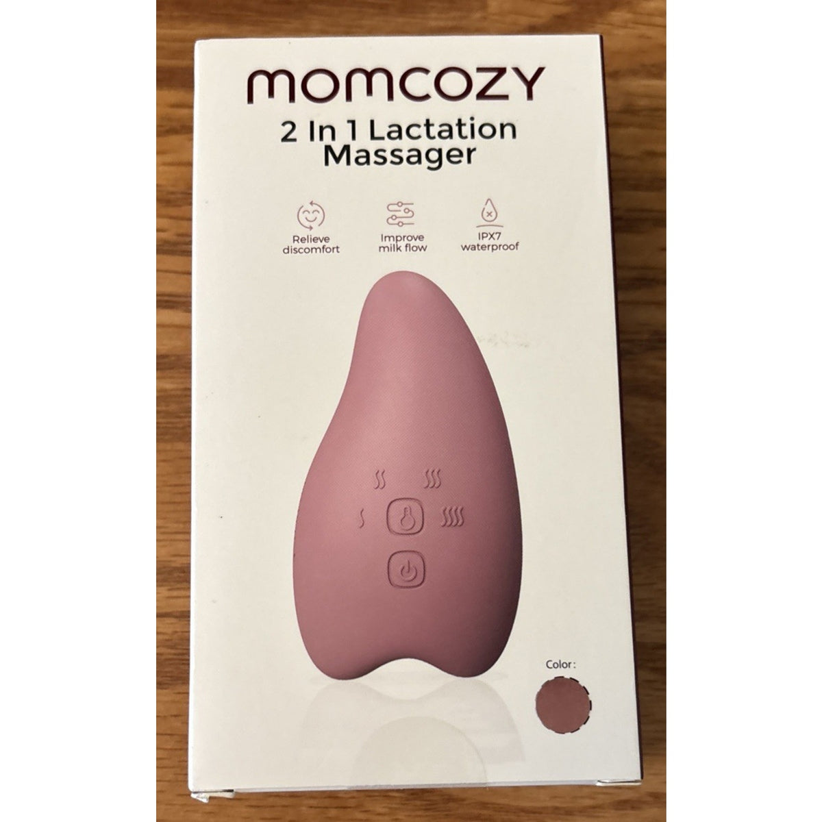 Momcozy Warming Lactation Massager 2-in-1 Heat + Vibration Multi Modes/Levels