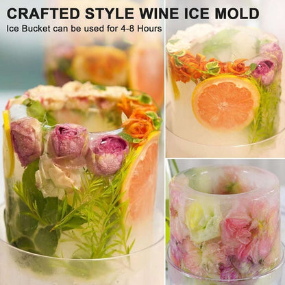 DIY Bottle Chiller Ice Bucket Mold CREATE ONE FOR EVERY SEASON Wine Champagne++