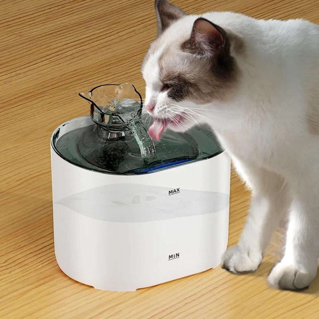 2.2L/74oz Automatic Pet Drinking Fountain Circulating Water Dispenser Cat Dog