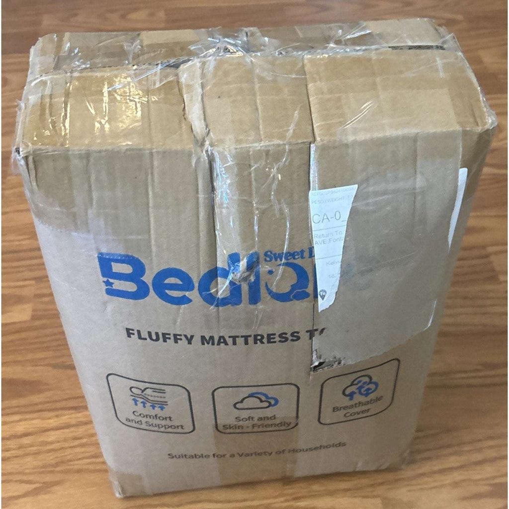 Bedlore Fluffy Mattress Topper Queen White Soft Breathable Noiseless Bedding