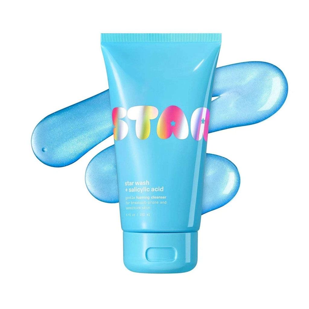 Starface Star Wash + Salicylic Acid Foaming Facial Cleanser for Breakout-Prone