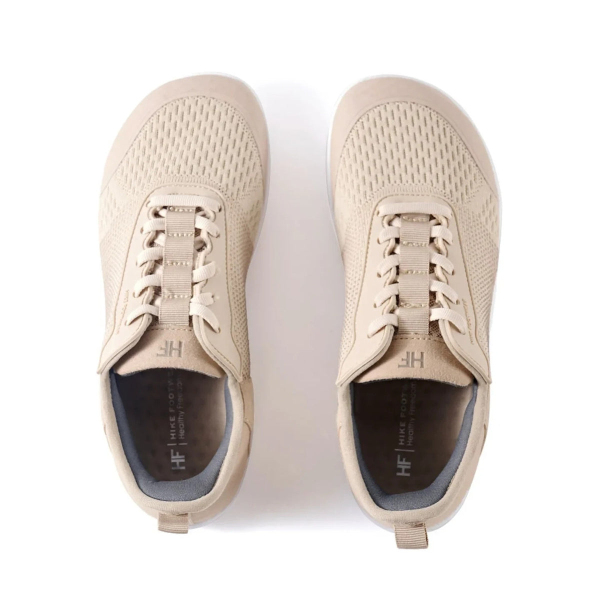 Hike Footwear HF Stride Beige Barefoot Sneakers Unisex Size EU 36 W 6 M 4