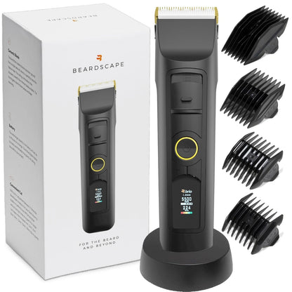Brio Beardscape V2 Beard & Body Trimmer Cordless w/ Low Friction Ceramic Blade