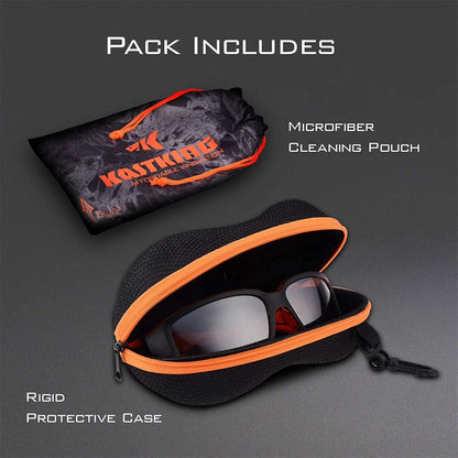 Kastking Skidaway Matte Blackout Polarized Smoke Lens Sunglasses KSGPLNSK-MBS-C