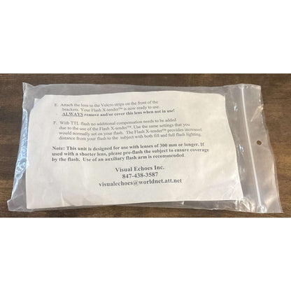 Visual Echoes FX2 Better Beamer Flash X-Tender Extender Nikon SB-25 SB-26 SB-28