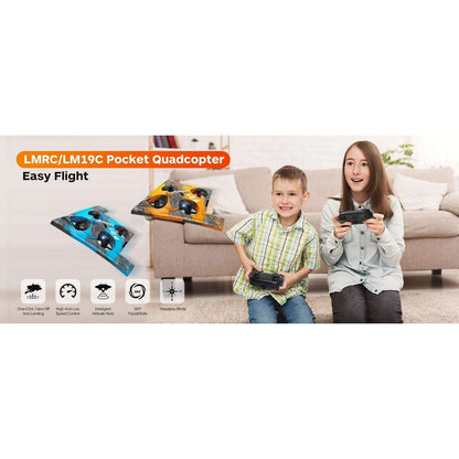 LM19-C Quadcopter 2.4GHz RC Drone for Beginners 2 Batteries Headless Mode Stunt